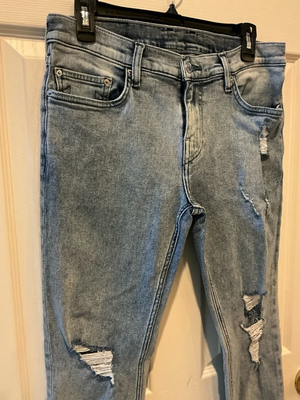 True Religion Mens Streetwear Festival Ultra Skinny Fit Jean Med Wash Size 30